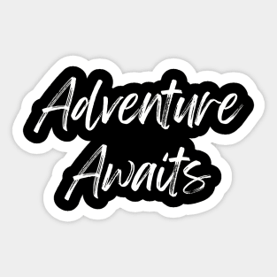 Adventure Awaits Sticker